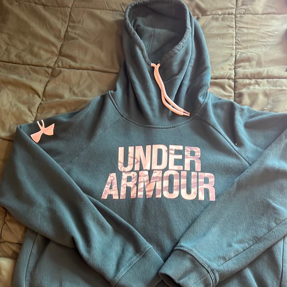 Funnel neck hoodie under armor